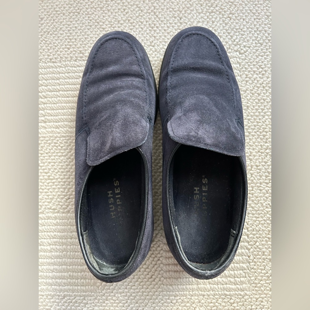 Hush Puppies Women’s Navy Suede Loafers